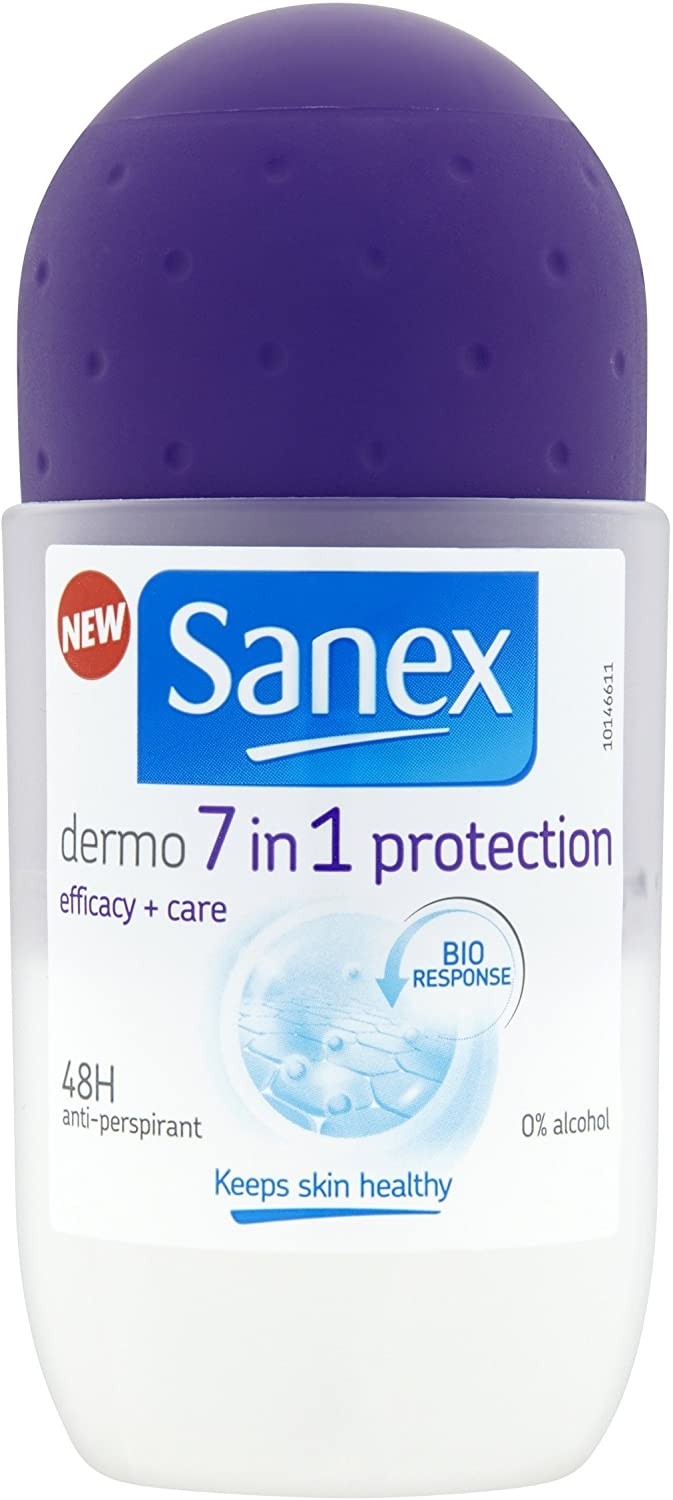 Deodorant Roll-on Sanex Dermo 7 in 1 total Protection 48h 50ml
