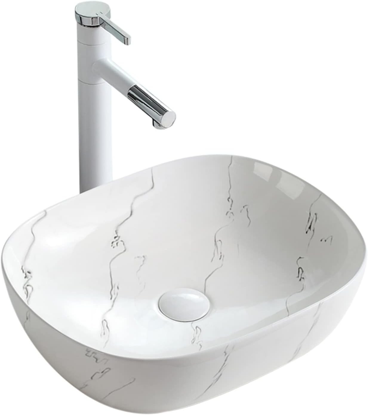 salle de bain accessoires robinet baignoire lavabo vasque tapis douchette poubelle