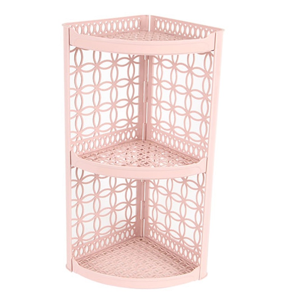 Coin Sdb 3 Etageres Plastique Rose Etageres Et Barres D Appui Sdb Salles De Bain
