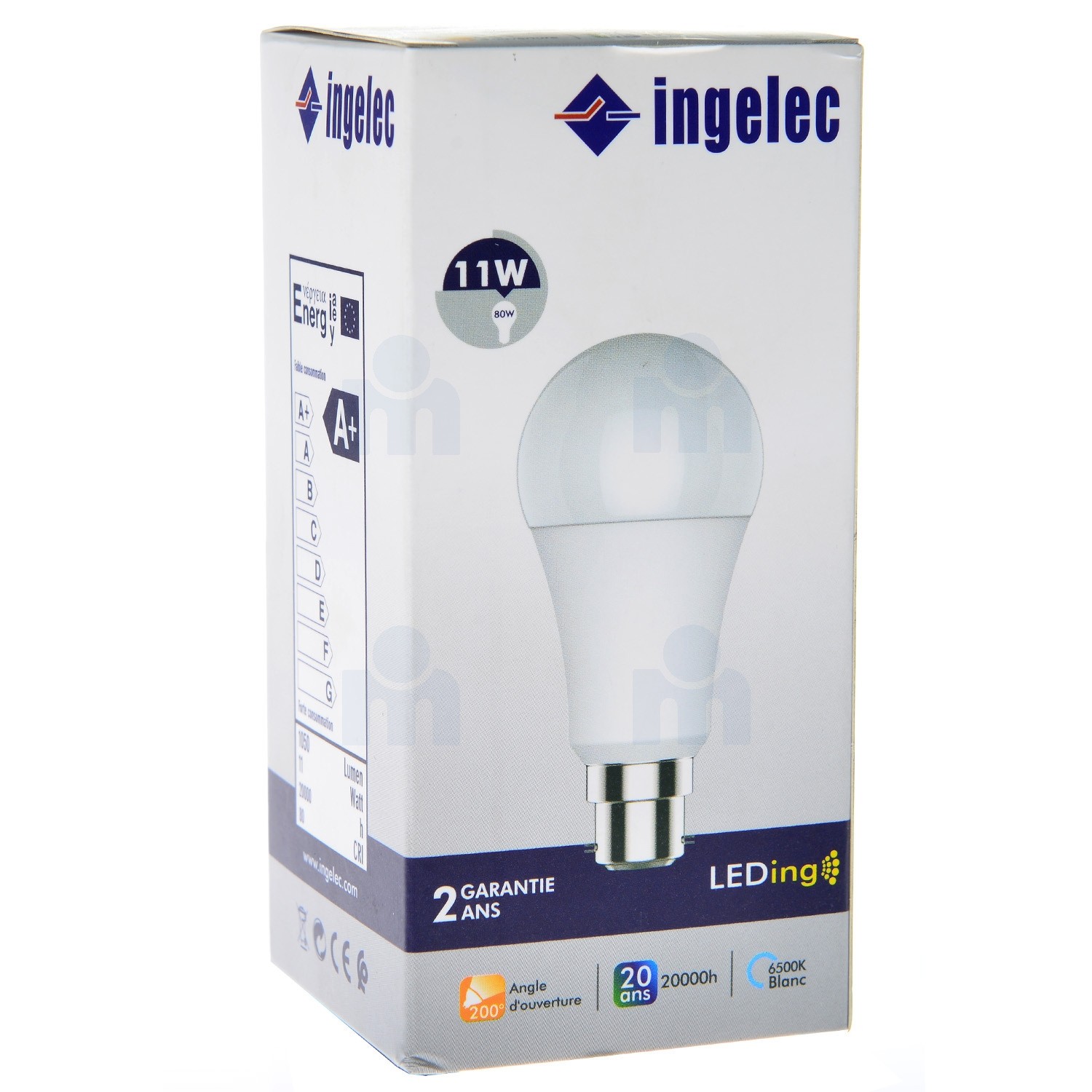 Lampe LED ventilateur pliable 65W B22 Ampoule économie d'énergie