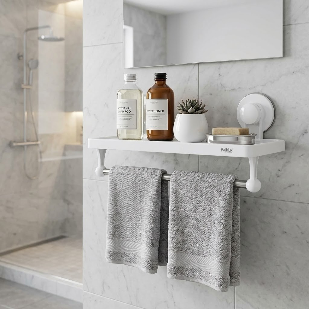 salle de bain accessoires robinet baignoire lavabo vasque tapis douchette poubelle