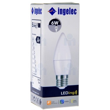 Ampoule jaune LED 6W E27 230V - Lampe LED DURALAMP LA55Y