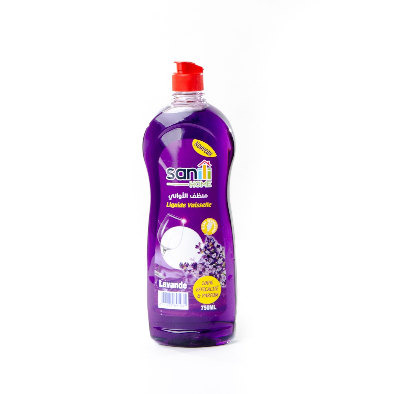 Liquide Vaisselle 750ml Lavande Produit De Nettoyage Maison