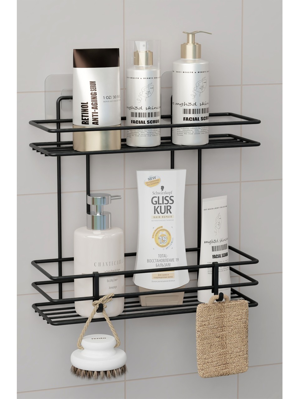 salle de bain accessoires robinet baignoire lavabo vasque tapis douchette poubelle