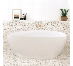 salle de bain accessoires robinet baignoire lavabo vasque tapis douchette poubelle