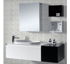 salle de bain accessoires robinet baignoire lavabo vasque tapis douchette poubelle