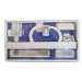 salle de bain accessoires robinet baignoire lavabo vasque tapis douchette poubelle
