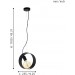 luminaire plafond lustre suspension décorative électricité maroc
