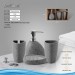 salle de bain accessoires robinet baignoire lavabo vasque tapis douchette poubelle