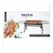  Barbecue à charbon portable rectangulaire - Inox